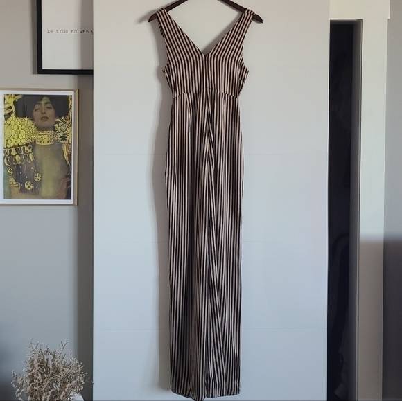 Jonathan Simkhai Wrap-Effect Jumpsuit, Size 6, Blue | Khaki, NWT - Picture 8 of 16